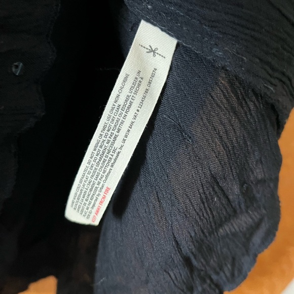 Free People Intimately Black sequin tie shoulder Mini Dress M - Picture 4 of 8